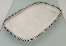 Tablett Sterling Kordelrand