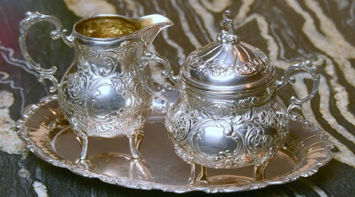 Milch und zucker kanne - kanne, mit