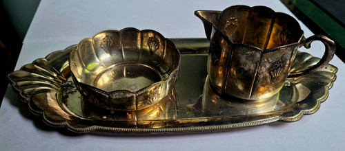 Wmf fächermuster versilbert - fächermuster,
