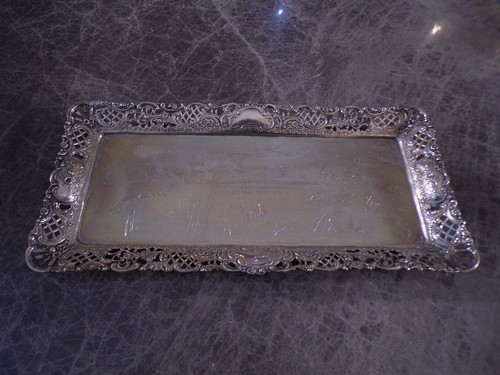 Rocaille rokoko platte tablett - platte,