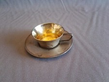 alte Moccatasse 875 er Silber